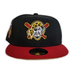 NWT Sz 7 1/4 Block Red Visor Pittsburgh Pirotes Yellow
Bottom 2006 All Stor Gome